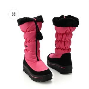 Pajar Canada Women's "Toboggan" 2.0 Tall Zip Front Boots - Fuchsia
